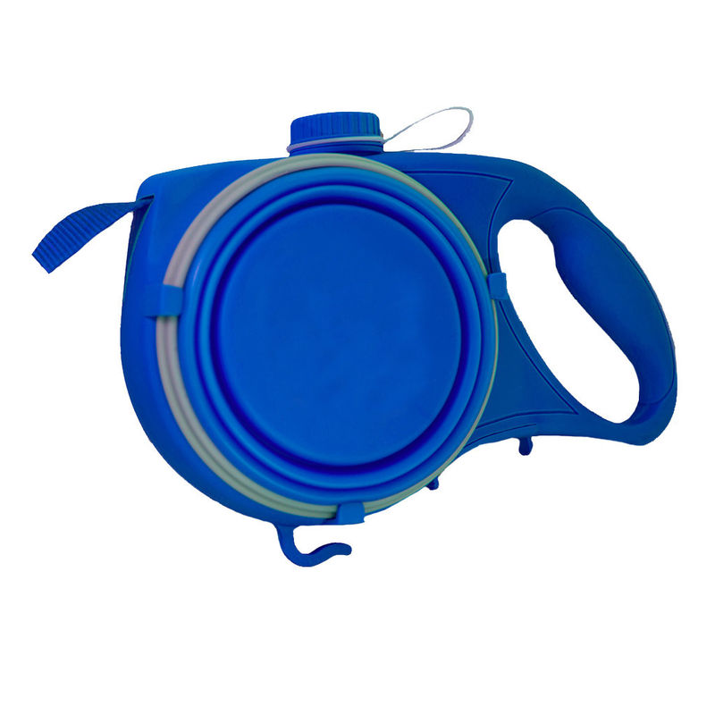 Accesorios antis del animal doméstico del cuenco de la botella de agua de la correa de perro del resbalón el 16ft