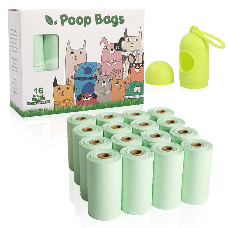 La basura biodegradable del perro de la prueba del escape empaqueta con Dispeners para el perrito