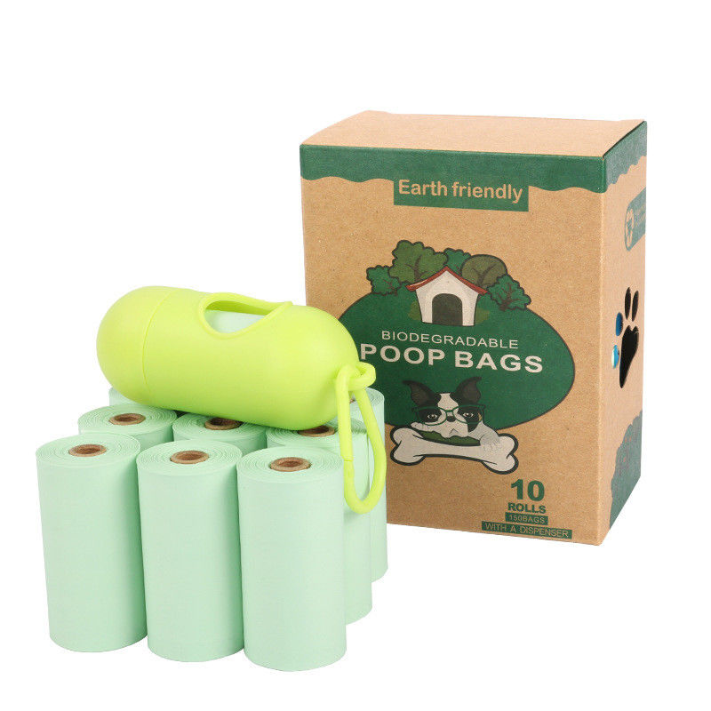El impulso biodegradable libre plástico abonable del perro del 100% empaqueta con el dispensador