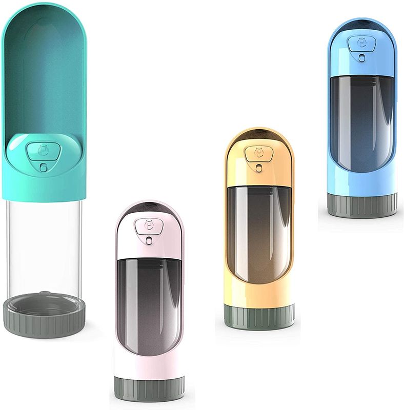 El dispensador portátil plegable del agua para el animal doméstico H2O de los perros embotella BPA 10 onzas libre 300ml