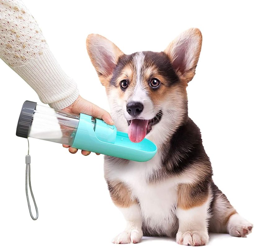Botella de agua portátil plegable del perro casero para caminar al aire libre