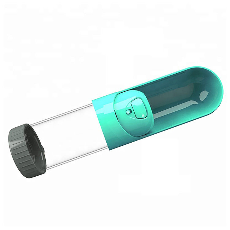 Botella de agua portátil plegable del perro casero para caminar al aire libre