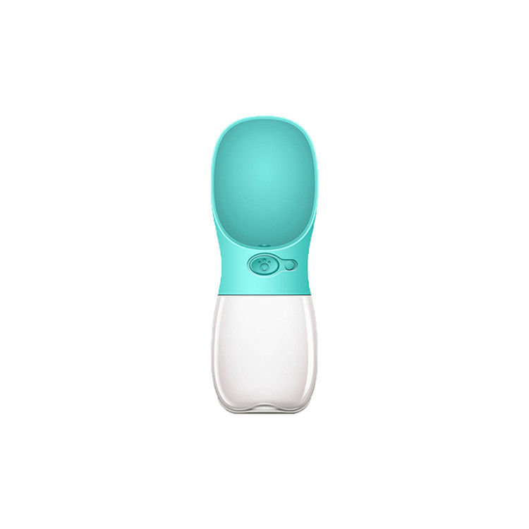 La botella de agua plegable 550ml del perro de la PC del ABS acaricia el dispensador del agua para la consumición del animal doméstico