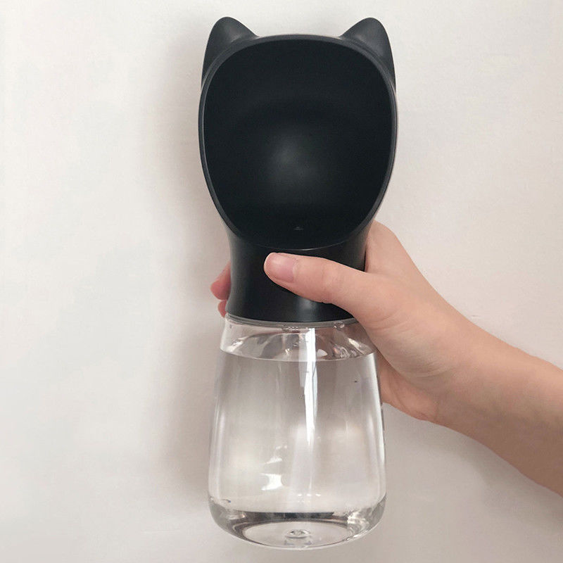 Prueba plegable del escape del dispensador de la botella de agua del perro de los dogos 17oz