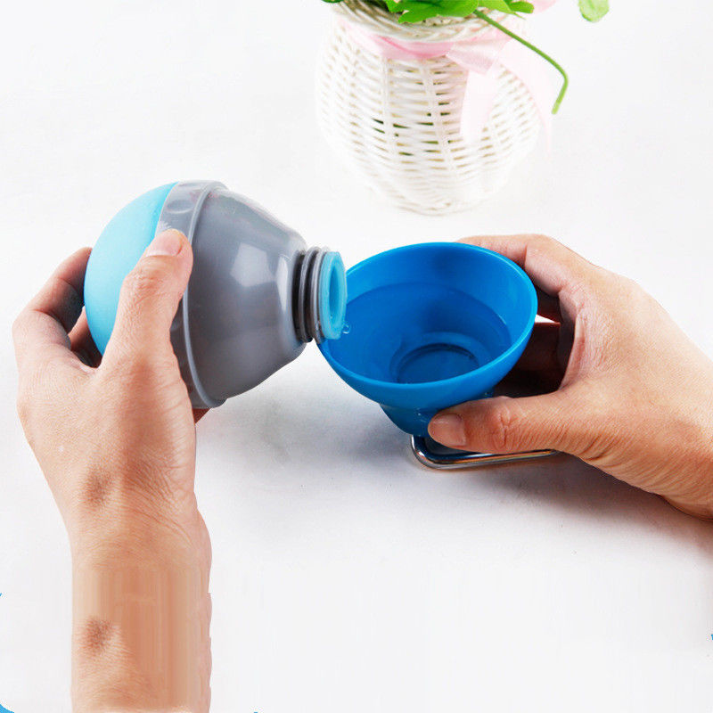 Taza de consumición del perro casero del OEM 200ml botella de agua y cuenco del perro de 7 onzas