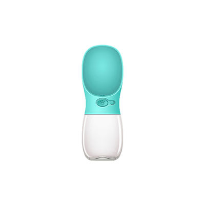 Fuente de consumición portátil del perro del silicón de la categoría alimenticia de la taza de la botella de agua del animal doméstico al aire libre 12OZ